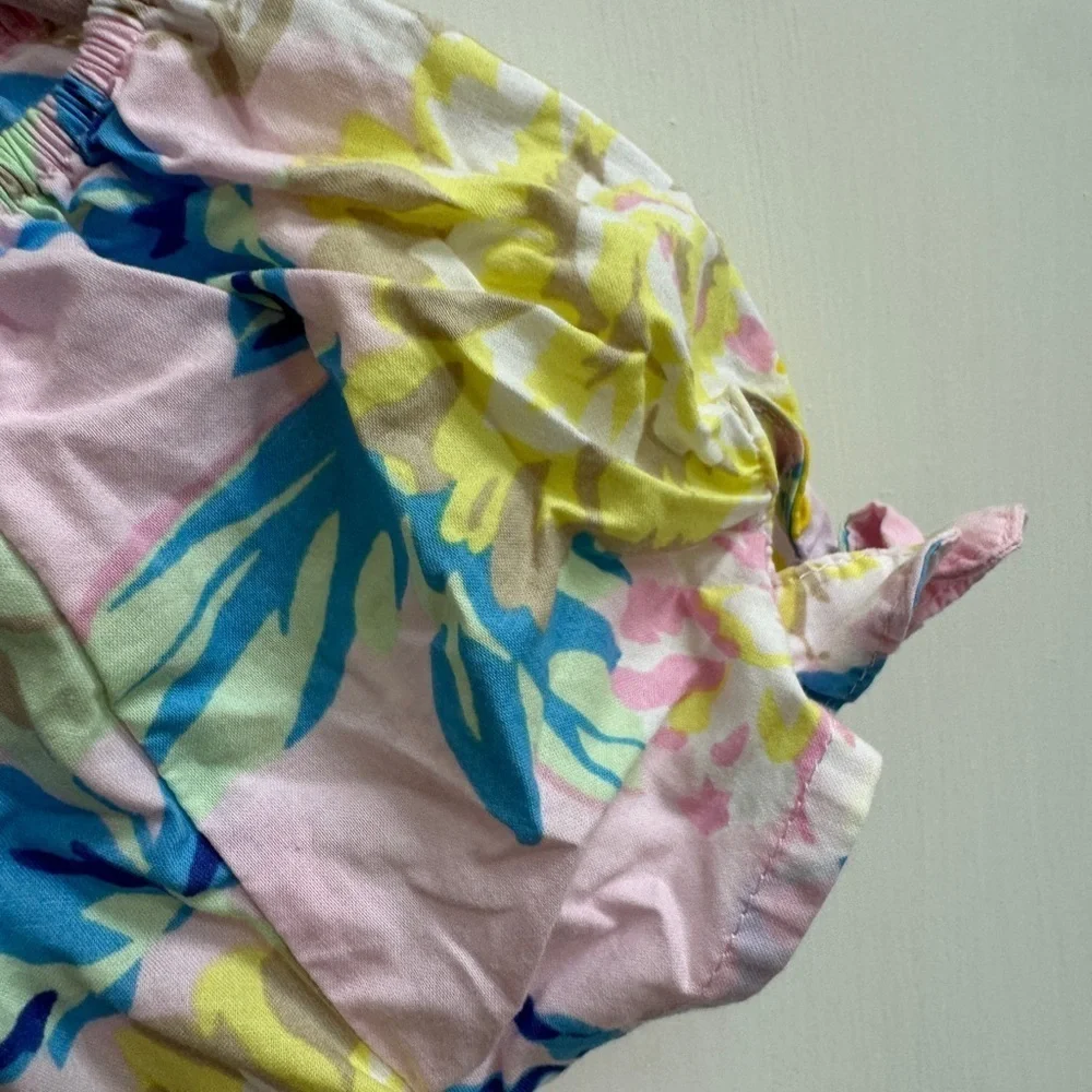 NWOT Oshkosh B’Gosh 2T Girls Pink Floral Short Sleeve Top Blouse